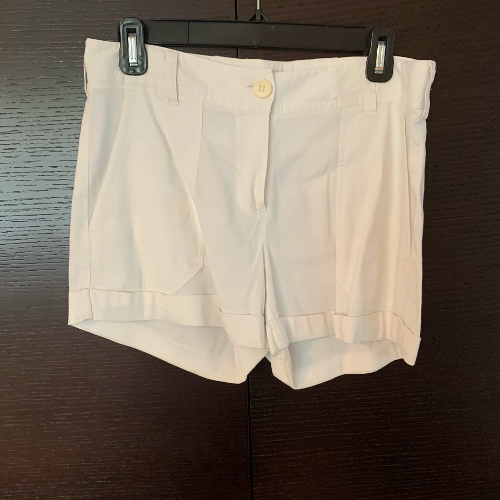 Theory Linen Blend Shorts